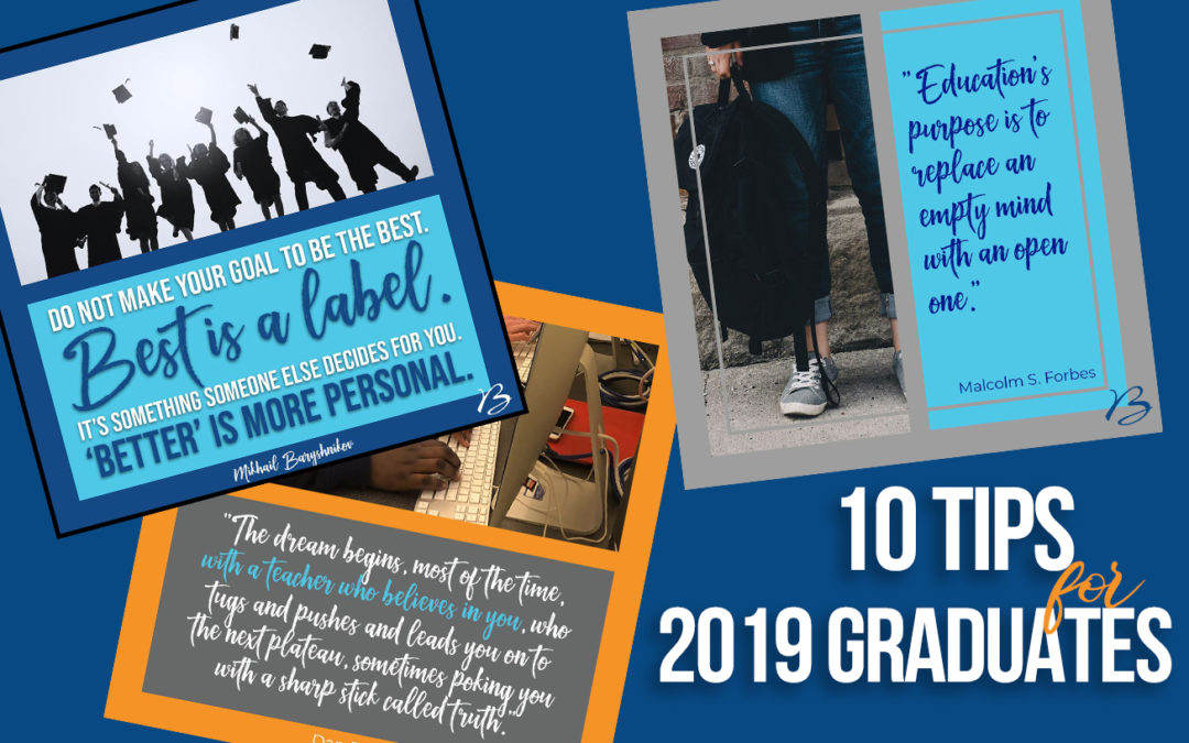 10 Tips for 2019 Graduates