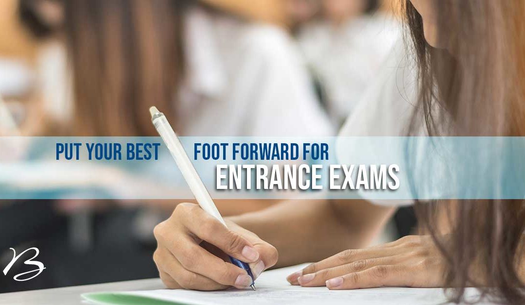 Put your best foot forward for high school entrance exams