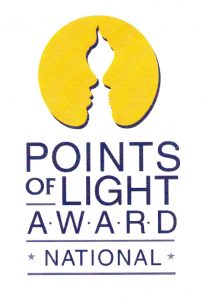 Daily Points of Light community service award