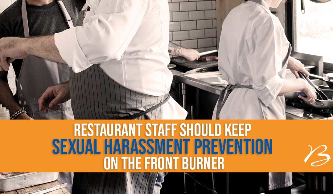 Restaurants should keep sexual harassment prevention on the front burner