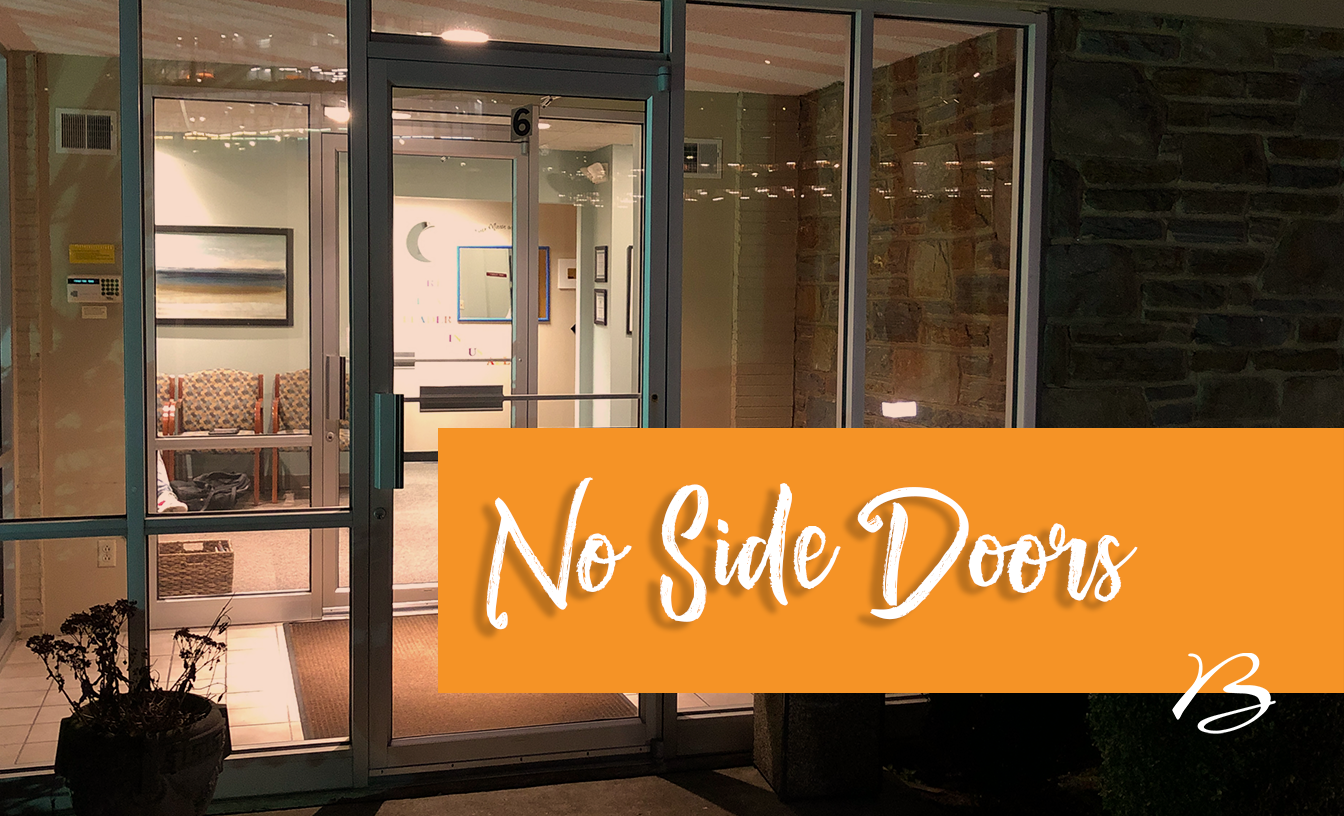 No side doors to learning